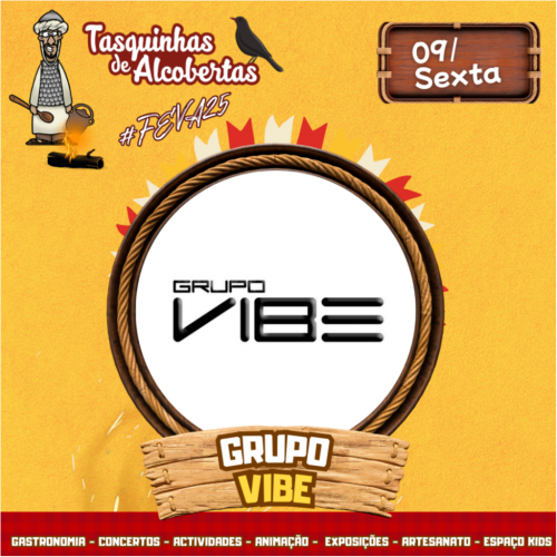 Festas da Vila de Alcobertas 2025 - Cartaz